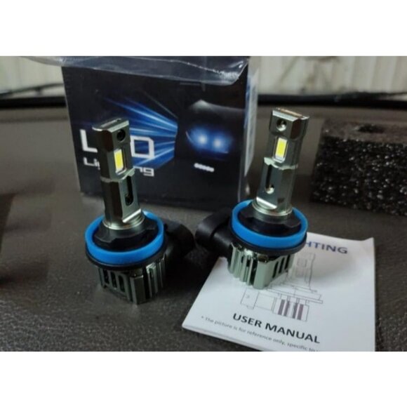 60W 16000LM Fog Light Bulbs, 6000K Cool White - Picture 1 of 2